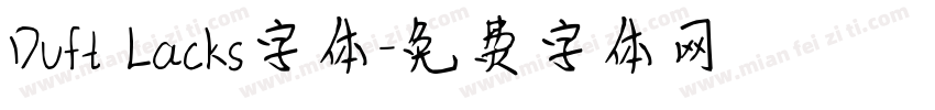 Duft Lacks字体字体转换